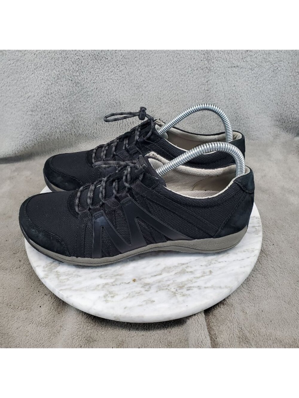 Dansko Shoes Womens EU 38 US 7.5-8 Black Mesh Henriette Sneakers *Read*